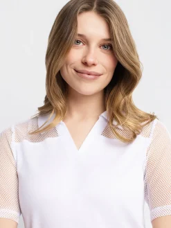 3/4-sleeve semi-fitted tunic