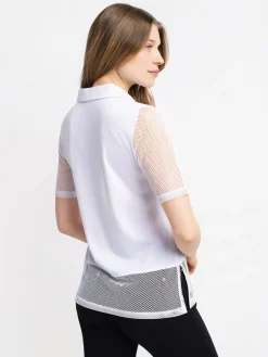 3/4-sleeve semi-fitted tunic