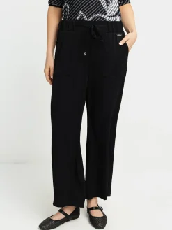 Straight-leg dressy pants