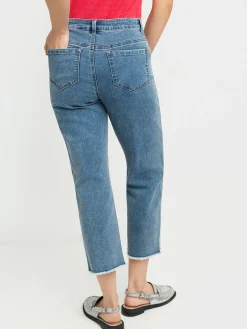 Straight-leg jeans