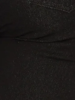 Straight leg pull-on jeans