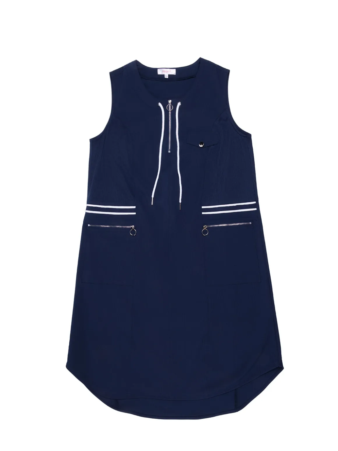 Straight midi dress