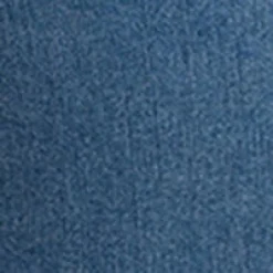 Straight semi-fitted pull-on denim capri