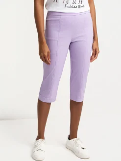 Straight semi-fitted pull-on pant - Petite