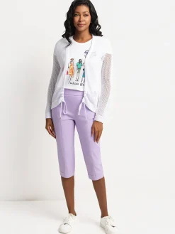 Straight semi-fitted pull-on pant - Petite