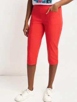 Straight semi-fitted pull-on pant - Petite