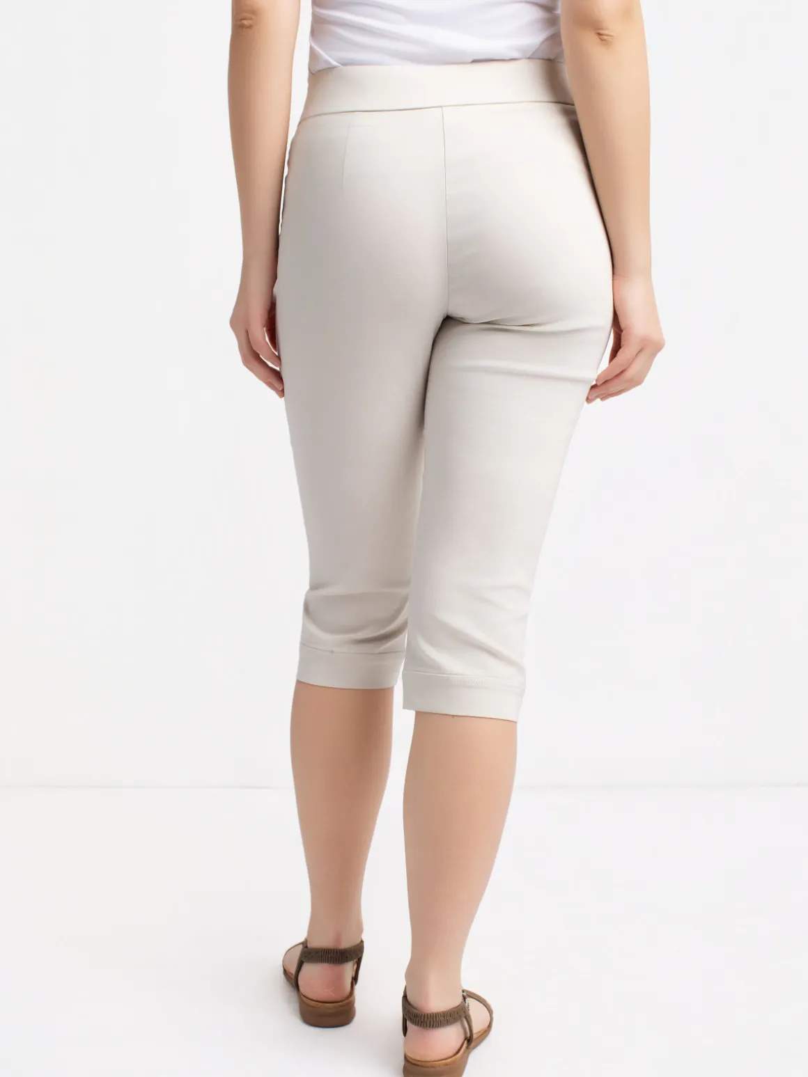 Straight semi-fitted pull-on pant - Petite