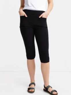 Straight semi-fitted pull-on pant - Petite