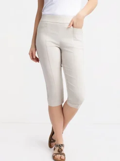 Straight semi-fitted pull-on pant - Petite