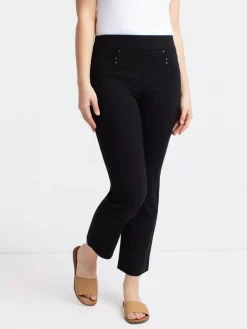 Straight semi-fitted pull-on pant - Petite