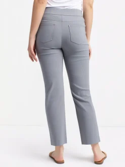 Straight semi-fitted pull-on pant - Petite