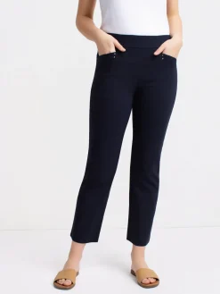 Straight semi-fitted pull-on pant - Petite