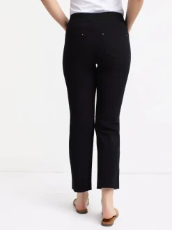 Straight semi-fitted pull-on pant - Petite