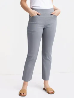 Straight semi-fitted pull-on pant - Petite