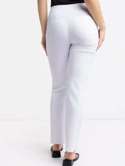 Straight semi-fitted pull-on pant