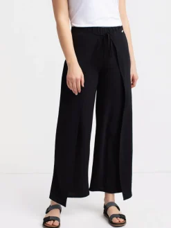 Wide-leg dressy pants